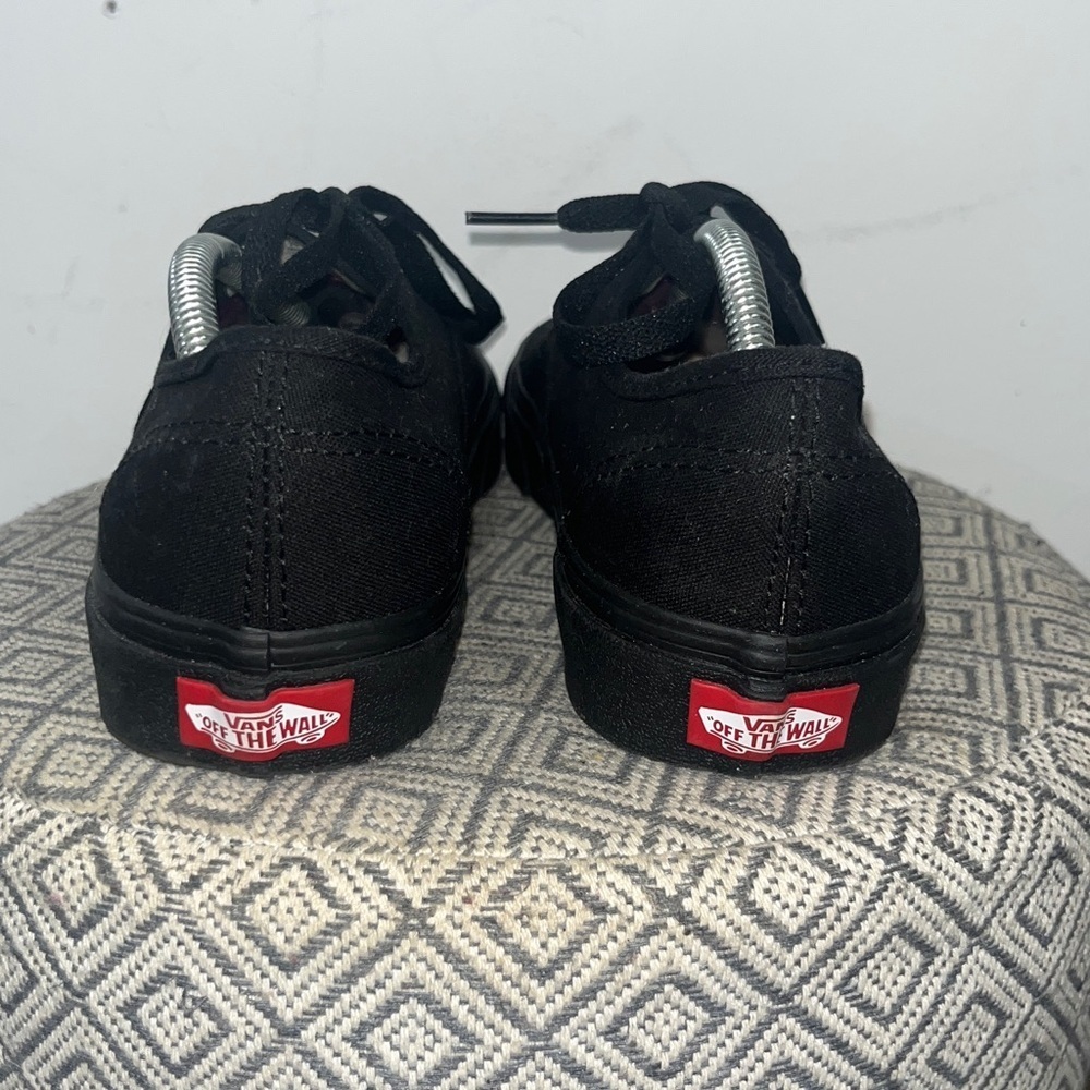 Vans Men's Classic Black Lace Up Sneakers - Picture 4 of 6